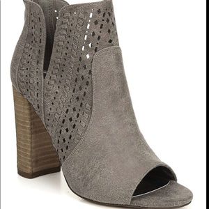 Carlos Santana peep toe booties